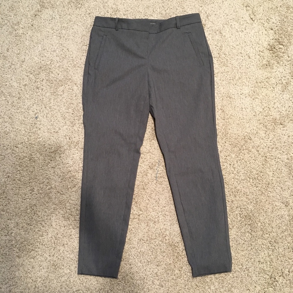 The Limited gray skinny dress pants, exact stretch